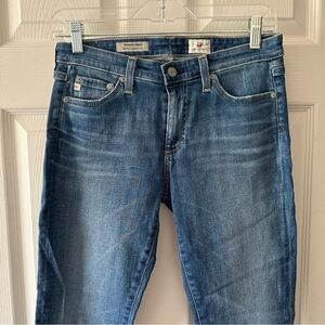 AG Adriano Goldschmied jeans the midi ankle mid-rise legging ankle size 27